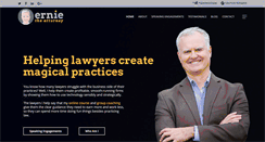 Desktop Screenshot of ernietheattorney.net